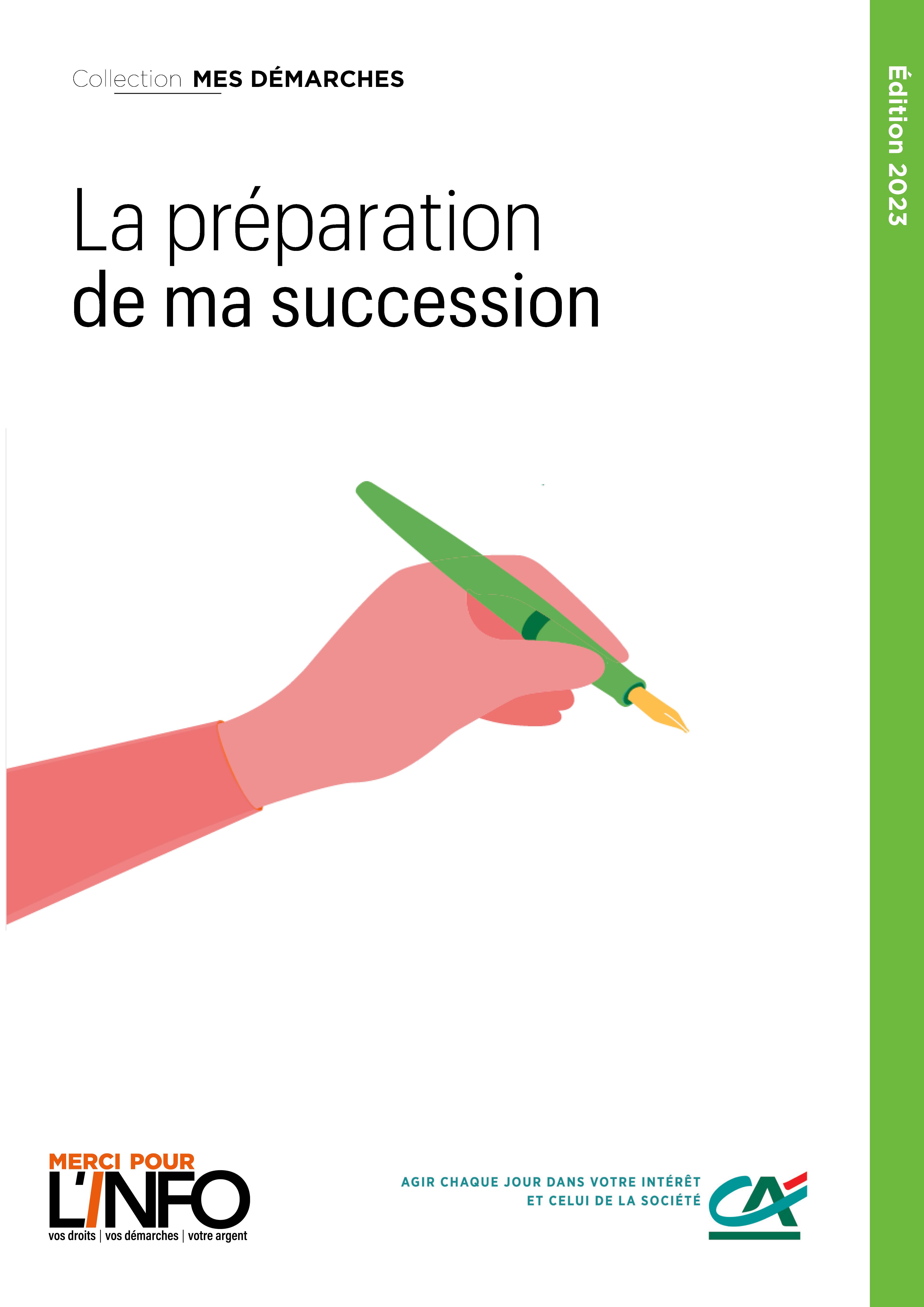 Guide Mes démarches "La préparation de ma succession"