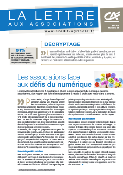 Lettre aux associations 2/2015