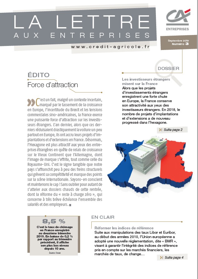 Lettre aux Entreprises - n°3/2019