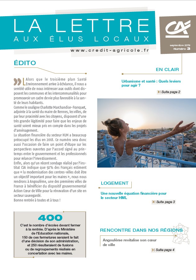 Lettre aux Elus locaux n°3/2019