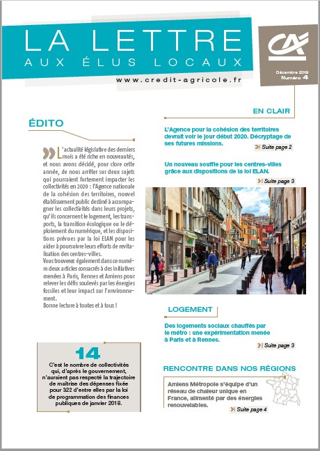 Lettre aux Elus locaux n°4/2019