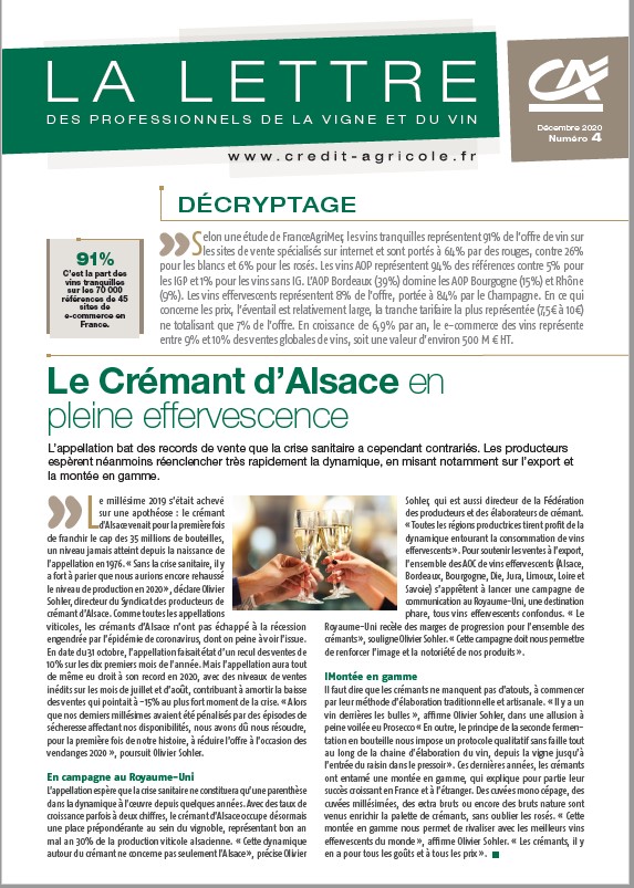 Lettre Vigne et Vin - n°4/2020