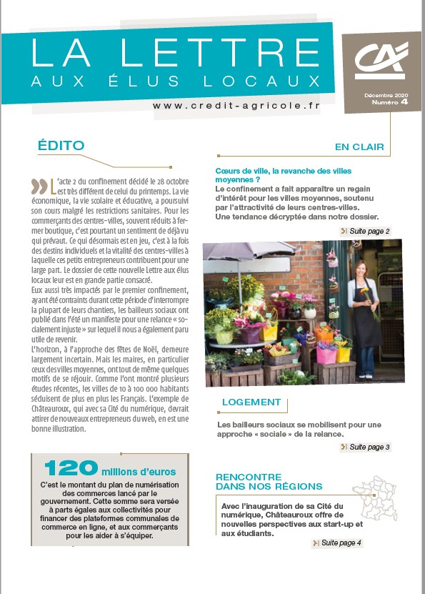 Lettre aux Elus locaux - n°4/2020