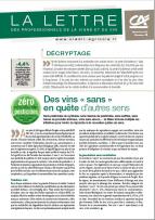 Lettre aux Professionnels de la vigne et du vin n°4/2019